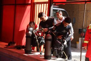 قهرمانان بیادعای اندیشه در روز آتشنشانی تجلیل شدند