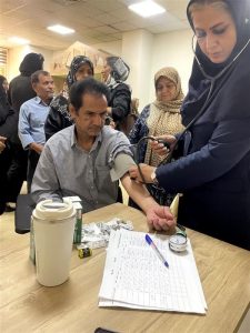 طرح غربالگری سالمندان در فرهنگسرای بهشت اندیشه برگزار شد