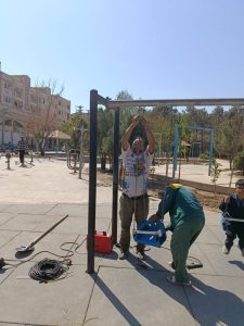 بازپیرایی و احیای بوستان دانشجو شهرقدس