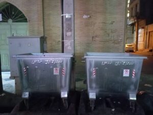 نوسازی ۱۰۴ مخزن زباله مکانیزه و توزیع آن در سطح شهر قدس