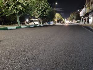 آسفالت بلوار امام حسین شهرقدس