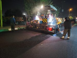 آسفالت بلوار امام حسین شهرقدس