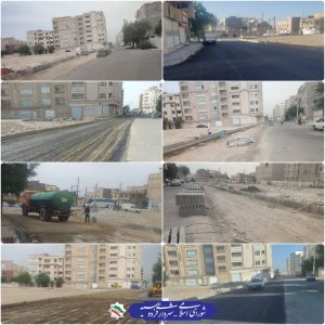 نوسازی معابر شهری در فردوسیه