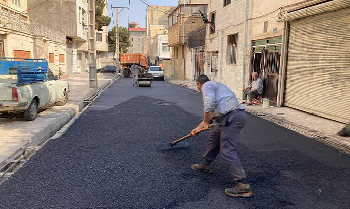 ادامه پروژه‌های بهسازی معابر شهری در سه منطقه شهرقدس