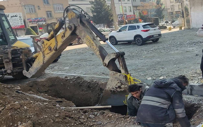 اصلاح شبکه آبرسانی شهریار