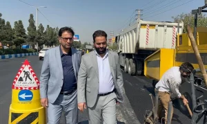 اصلاح و تعریض محور صباشهر - آدران