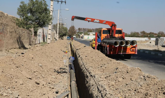 اصلاح و توسعه بیش از ۲۵ کیلومتر شبکه آبرسانی در غرب استان تهران