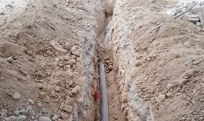 اصلاح ۶۳۰ متر از شبکه توزیع آب در وحیدیه شهریار