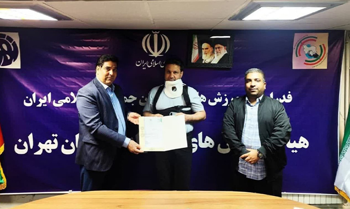 اعطای حکم رئیس هیأت ورزشی ناشنوایان شهرستان ملارد