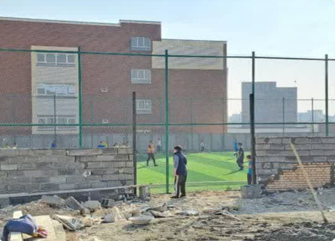 افتتاح زمین چمن مصنوعی نصیرآباد در دهه فجر