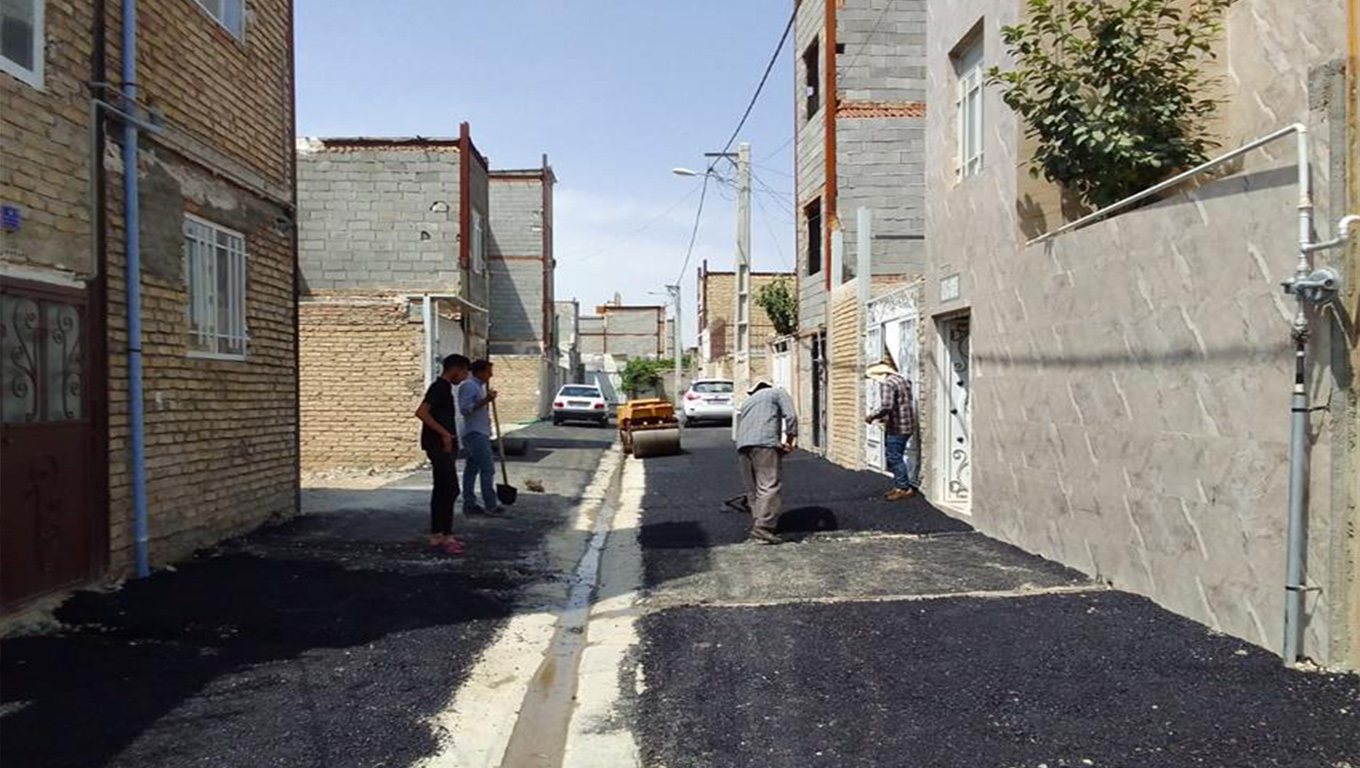 اقدامات عمرانی در سطح شهر باغستان