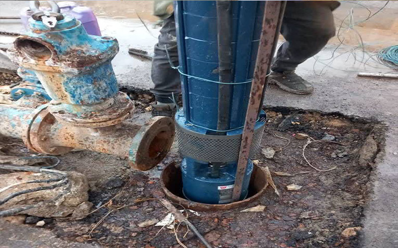 الکتروپمپ چاه آب صباشهر