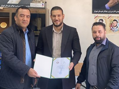 انتصاب دبیر و نایب رئیس جدید هیئت جودو و دفاع شخصی شهرستان شهریار