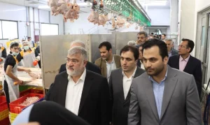 بازدید استاندار تهران از کارخانه پویا پروتئین شهریار