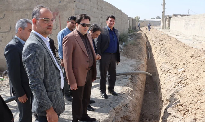 بازدید میدانی برنجی فرماندار شهریار از شهرک صنعتی صباشهر - لکه صنعتی صباشهر