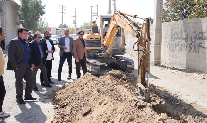 بازدید میدانی برنجی فرماندار شهریار از شهرک صنعتی صباشهر - لکه صنعتی صباشهر