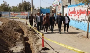 بازدید میدانی برنجی فرماندار شهریار از شهرک صنعتی صباشهر - لکه صنعتی صباشهر