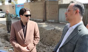 بازدید میدانی برنجی فرماندار شهریار از شهرک صنعتی صباشهر - لکه صنعتی صباشهر