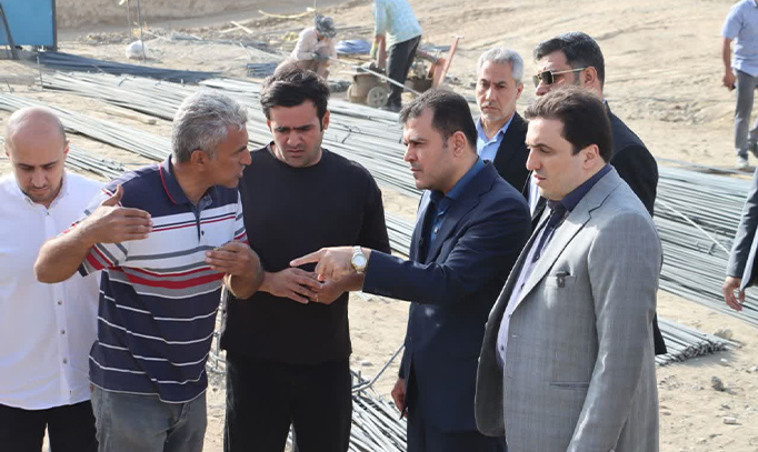 بازدید میدانی معاون ریاست‌ جمهوری از روند ساخت مدارس هوشمند شهریار