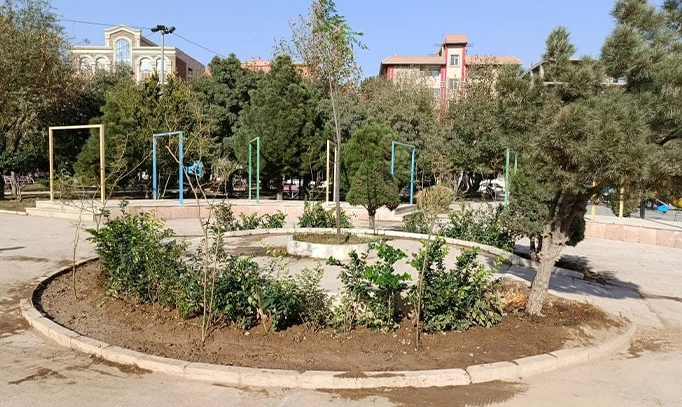 بازپیرایی و احیای بوستان دانشجو شهرقدس