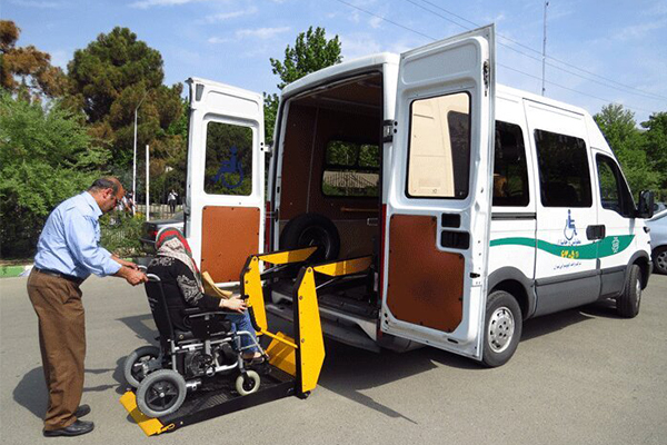 تجهیز خورودی ون جابجایی معلولان