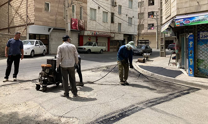 تداوم طرح ساماندهی معابر با اجرای عملیات عمرانی در نقاط مختلف شهر قدس