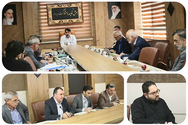 جلسه بررسی مشکلات موجود فی‌مابین شهرداری باغستان و شهرک گلگون