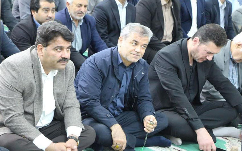 حضور مسئولان قضایی شهریار در نمازجمعه باغستان