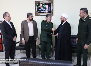 دیدار فرماندار شهرستان شهریار با فرماده ناحیه مقاومت سپاه اندیشه