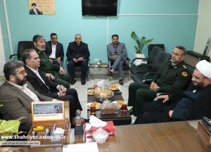 دیدار فرماندار شهرستان شهریار با فرماده ناحیه مقاومت سپاه اندیشه