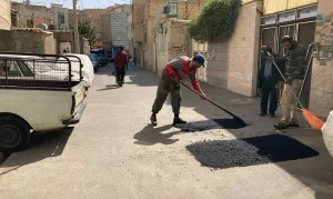 روکش آسفالت معابر شهرقدس