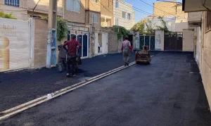 روکش آسفالت معابر شهرقدس