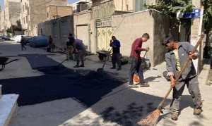 روکش آسفالت معابر شهرقدس