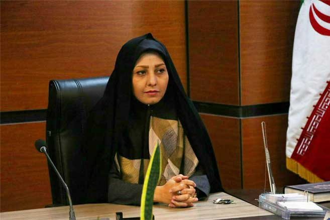 مهندس الهام میرزایی رئیس کمیسیون امور زیربنایی شورای اسلامی