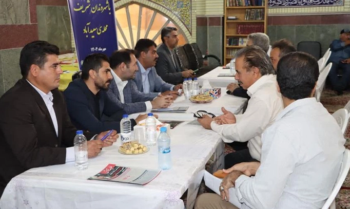 نشست مستقیم مردم و مدیران شهری باغستان در محله سعیدآباد برگزار شد - دیدار مردمی با مدیران شهری