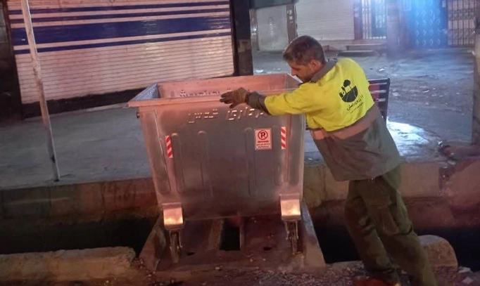 نوسازی ۱۰۴ مخزن زباله مکانیزه و توزیع آن در سطح شهر قدس